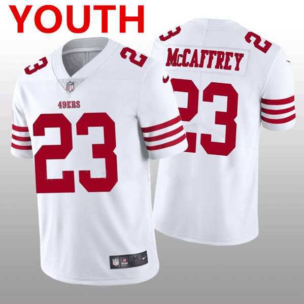 Youth San Francisco 49ers #23 Christian McCaffrey White 2022 Vapor Untouchable Stitched Jersey Dzhi,We sell and wholesale Youth San Francisco 49ers #23 Christian McCaffrey White 2022 Vapor Untouchable Stitched Jersey Dzhi on line form chian!